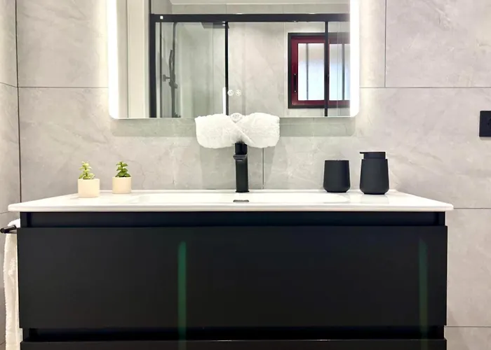 Holibai, Meiga, Apto Moderno, Vistas Al Mar Y Playa Cerca, Appartamento *