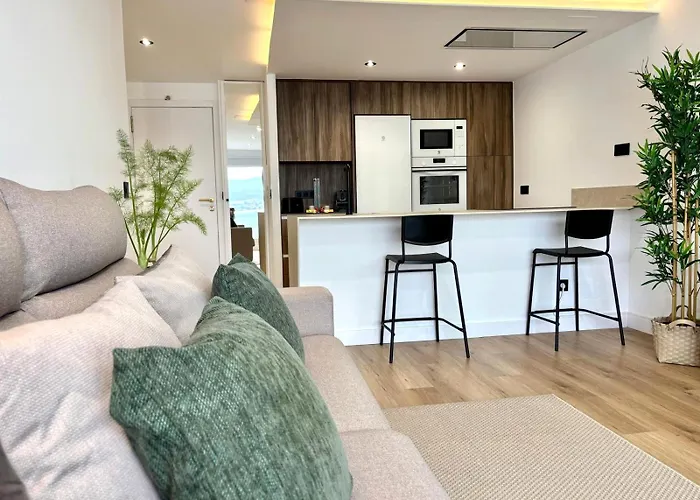 Holibai, Meiga, Apto Moderno, Vistas Al Mar Y Playa Cerca, Appartamento