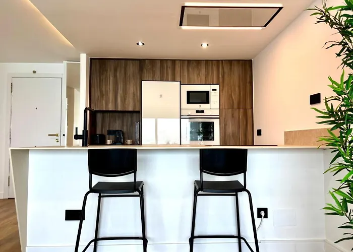 Holibai, Meiga, Apto Moderno, Vistas Al Mar Y Playa Cerca,