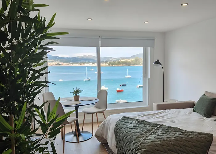 Holibai, Meiga, Apto Moderno, Vistas Al Mar Y Playa Cerca, Appartamento *