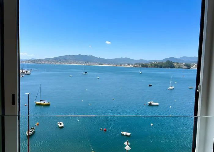 Holibai, Meiga, Apto Moderno, Vistas Al Mar Y Playa Cerca,