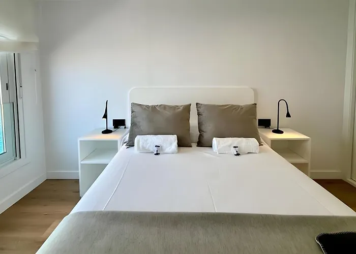 Holibai, Meiga, Apto Moderno, Vistas Al Mar Y Playa Cerca,